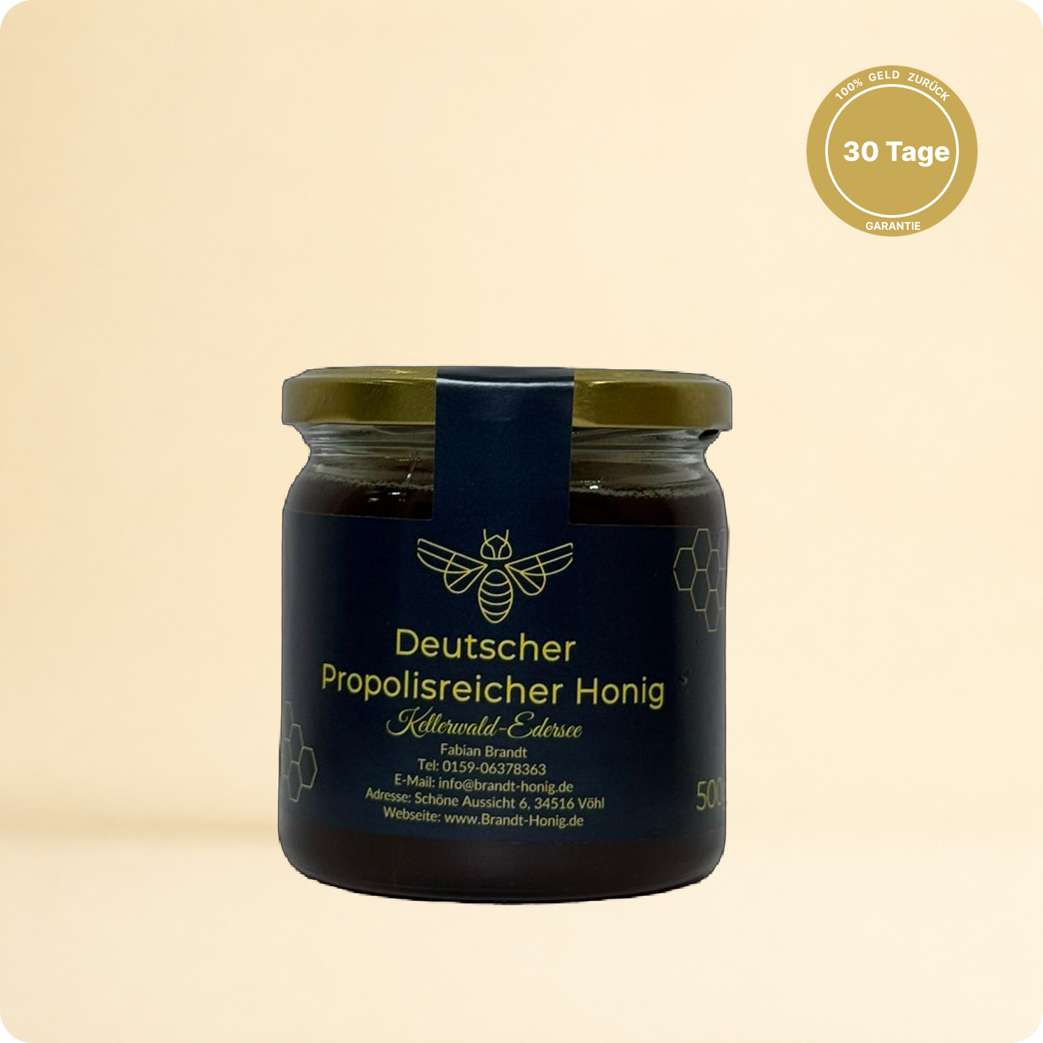 Deutscher Brandt-Propolisreicher Honig