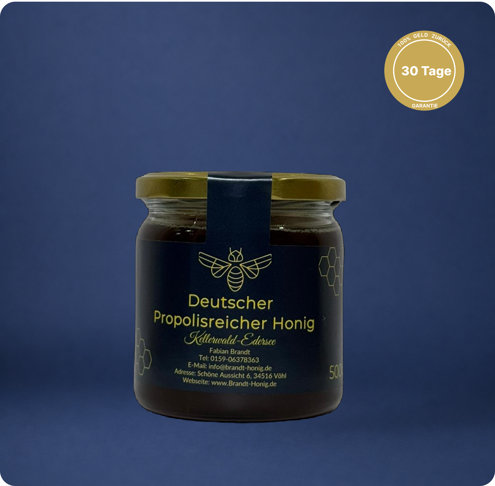 Deutscher Brandt-Propolisreicher Honig